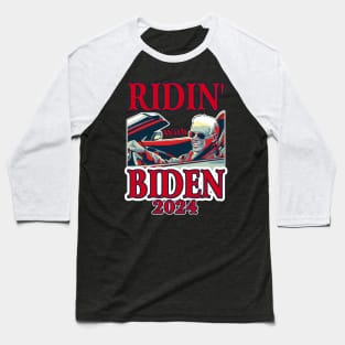 Ridin With Biden 2024 shirt, Biden Harris 2024 shirt , Biden For President LTSD13 Baseball T-Shirt